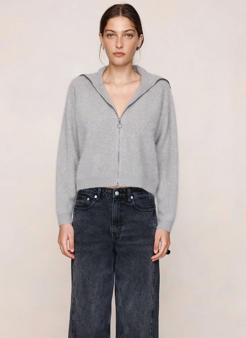 Marle Oscar Zip Up - Fog