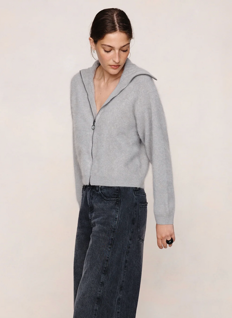 Marle Oscar Zip Up - Fog