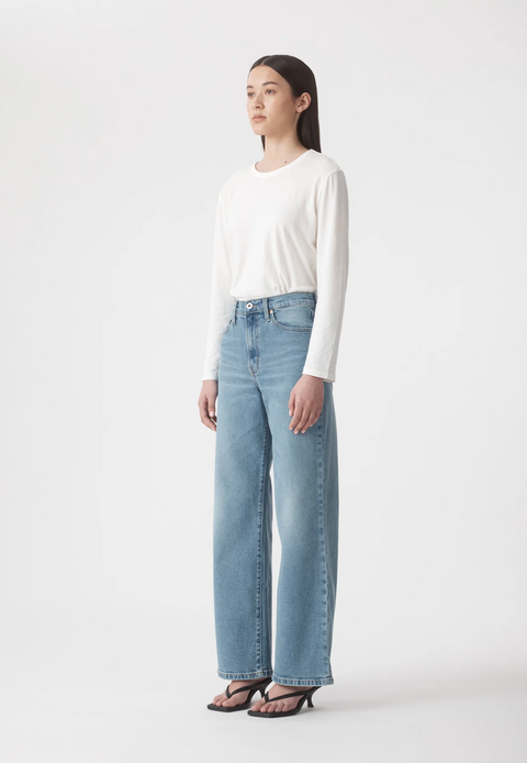 Outland Denim Ellie High Wide Jean - Drift