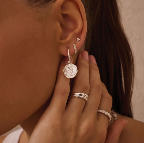Murkani 11mm Huggies - Sterling Silver