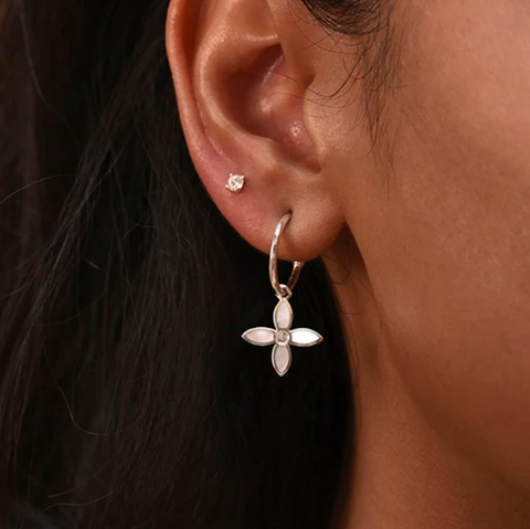 Murkani Desert Flower Small Hoop Earring