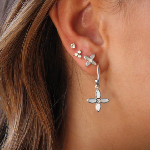 Murkani Desert Flower Small Hoop Earring