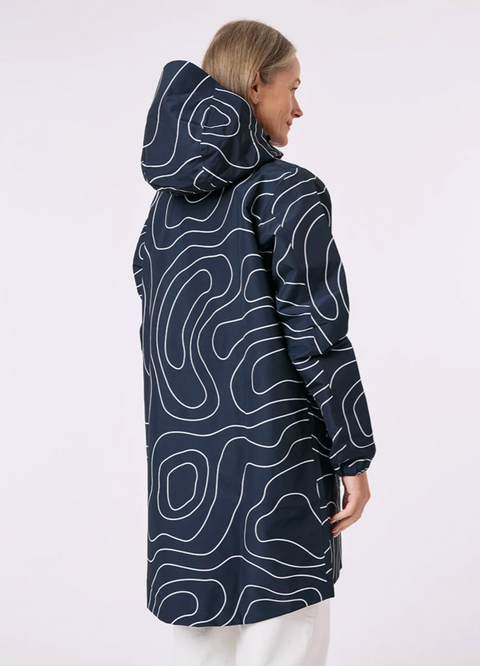 Amble Refuge Waterproof Jacket - Topography
