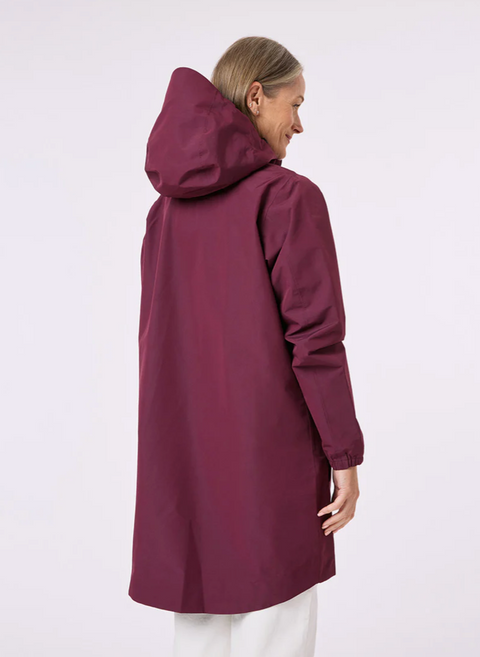 Amble Refuge Waterproof Jacket - Mulberry