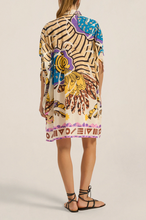 Ilio Nema Artemis Shirtdress - Jungle Print