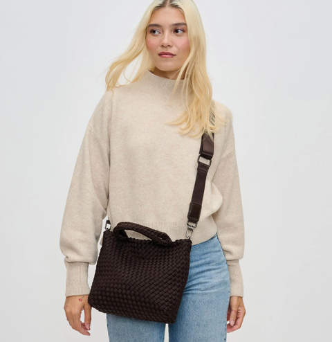 Sol and Selene Skys The Limit Small Crossbody Bag - Chocolate