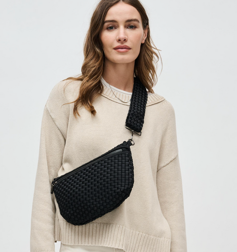 Sol and Selene Ethereal Crossbody Bag - Black