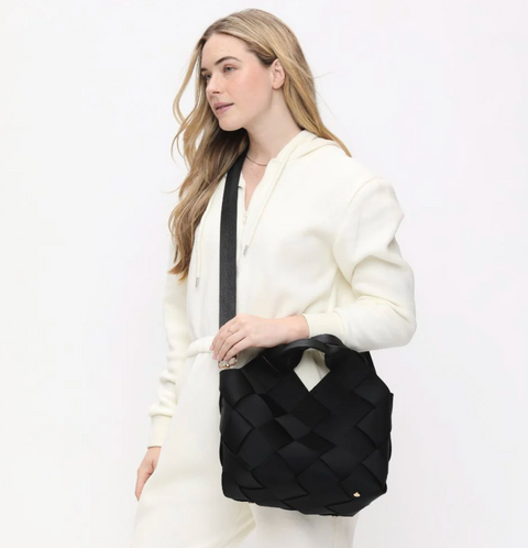 Sol and Selene Resilience Woven Neoprene Bag - Black