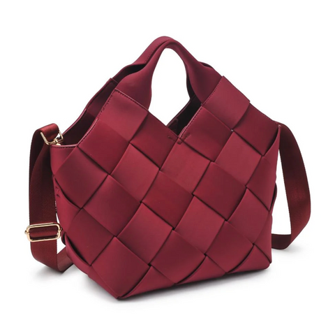 Sol and Selene Resilience Woven Neoprene Bag - Wine