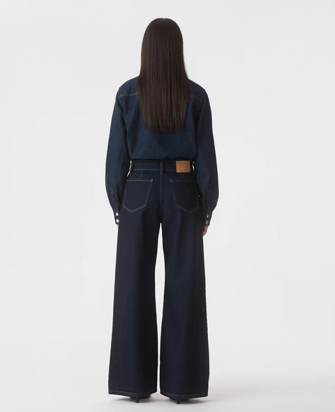Outland Denim Skye Mid Wide Jean - Starlight
