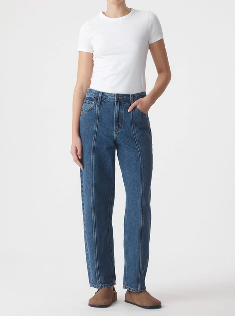 Nobody Denim Walker Seamed Jean - Stormy