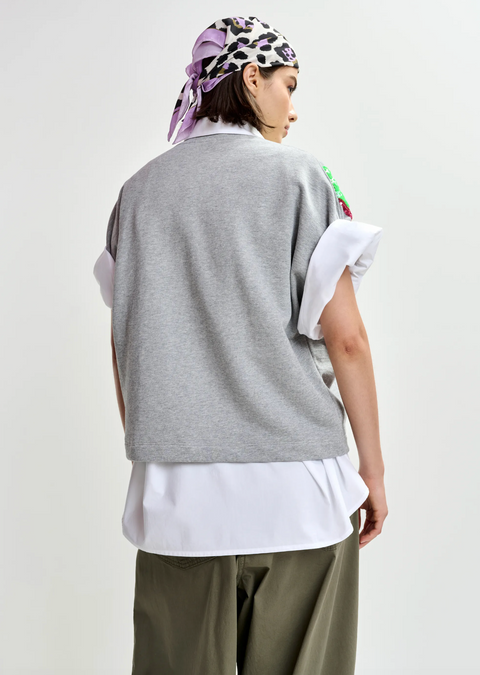 Essentiel Antwerp Jolies Sweatshirt - Grey/Multicolour