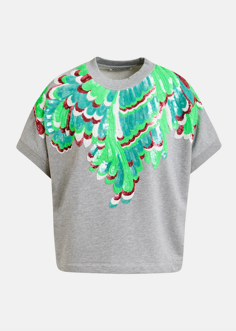 Essentiel Antwerp Jolies Sweatshirt - Grey/Multicolour