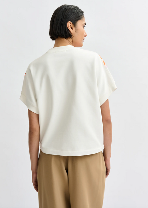 Essentiel Antwerp Jolies Sweatshirt - Off White/Multicolour