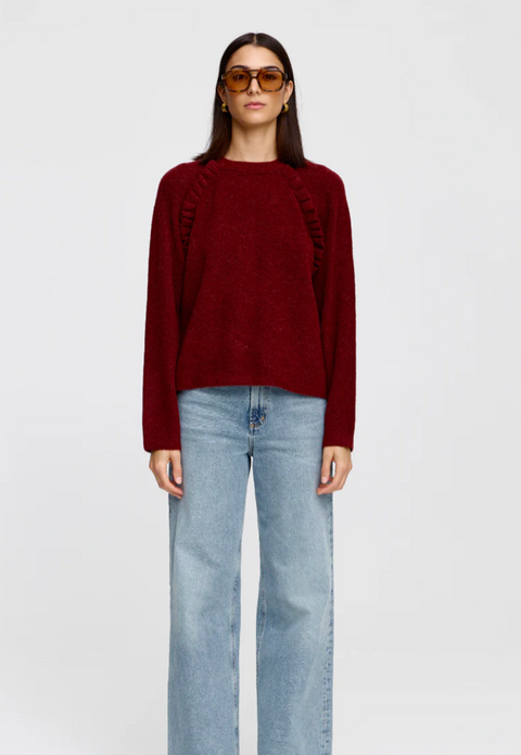 Kinney Chloe Jumper - Deep Plum