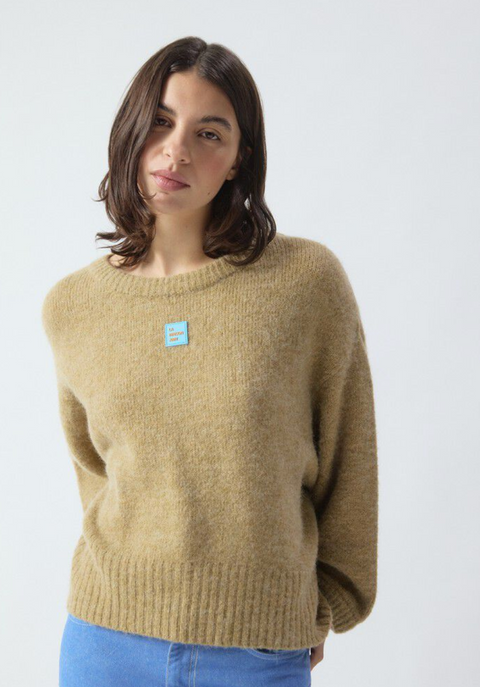 American Vintage East Boatneck Jumper - Sand Melange