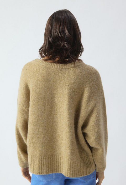American Vintage East Boatneck Jumper - Sand Melange