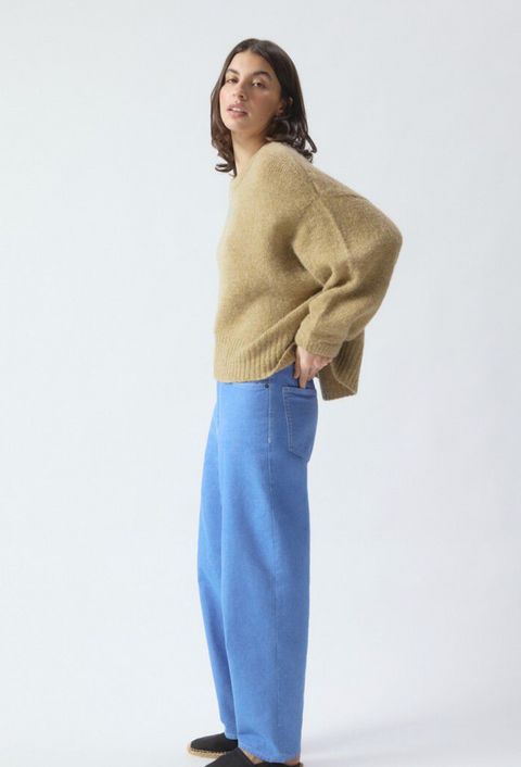 American Vintage East Boatneck Jumper - Sand Melange