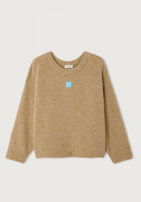 American Vintage East Boatneck Jumper - Sand Melange