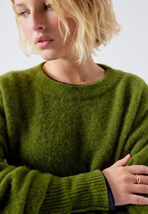 American Vintage Vitow Jumper - Pesto Melange
