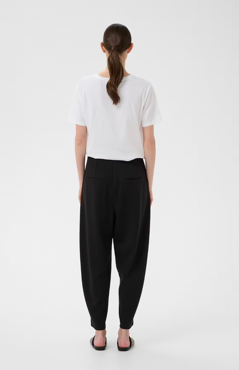 InWear Jersey Barrel Leg Pant - Black