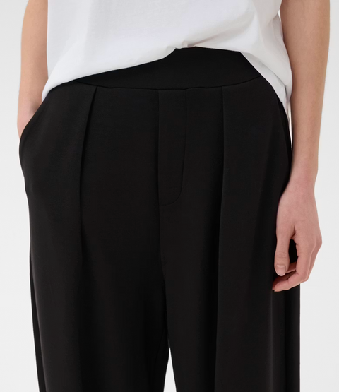 InWear Jersey Barrel Leg Pant - Black