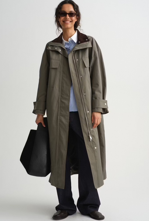 InWear Long Coat - Mulled Basil