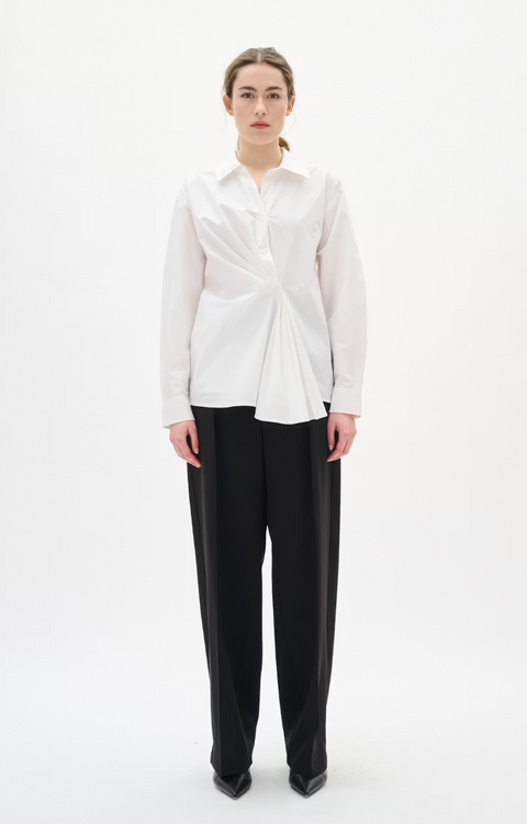 InWear Dallas Twist Front Shirt - White
