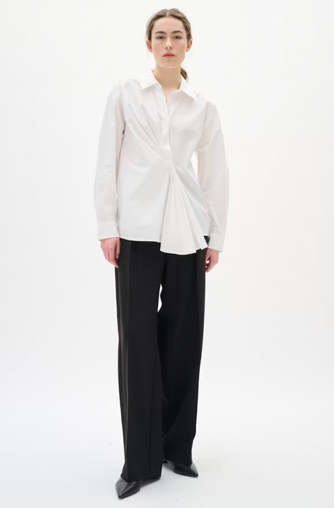 InWear Dallas Twist Front Shirt - White