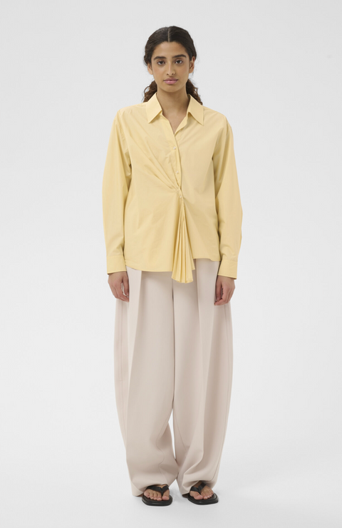 InWear Dallas Twist Front Shirt - Chamomile