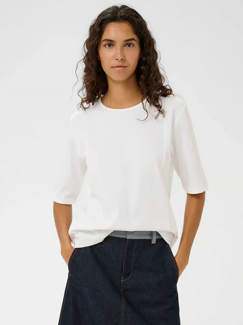 InWear Sophie Panelled T-Shirt - White