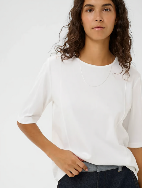 InWear Sophie Panelled T-Shirt - White