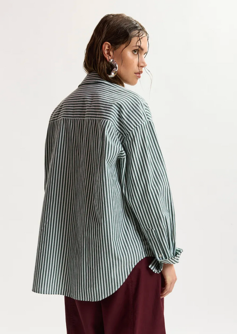 Essentiel Antwerp Kasper Shirt - Bottle Green