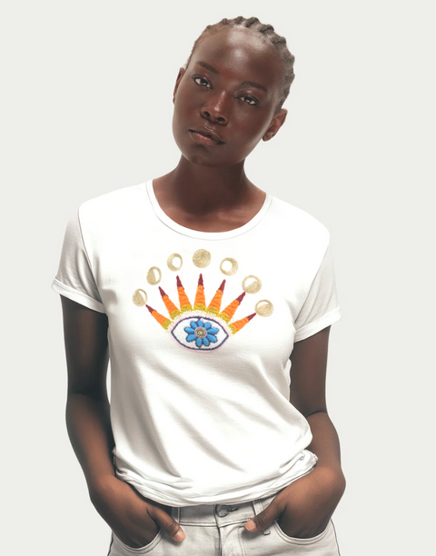 ME369 Sia Sunshine T-Shirt - White