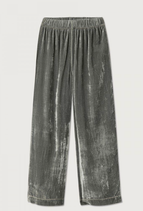 American Vintage Ankaz Velvet Trousers - Little Mouse