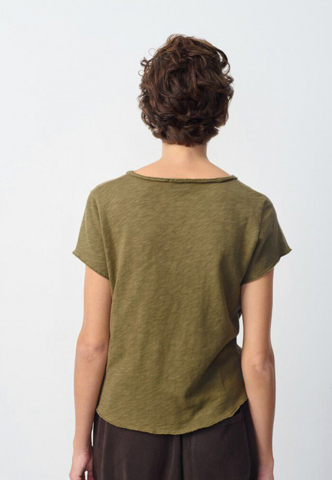 American Vintage Sonoma V-Neck Short Sleeve T-Shirt - Vintage Bush