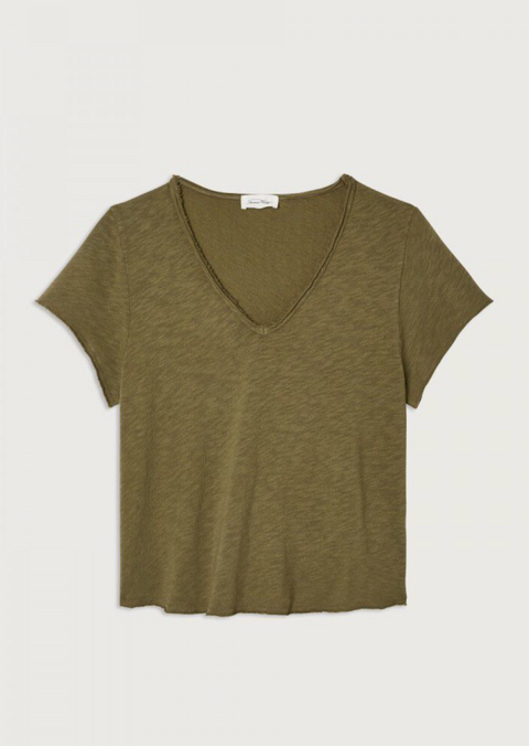 American Vintage Sonoma V-Neck Short Sleeve T-Shirt - Vintage Bush