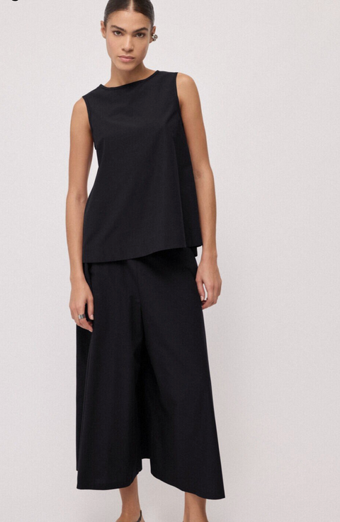 Ottod'Ame Wide Leg Pant - Black