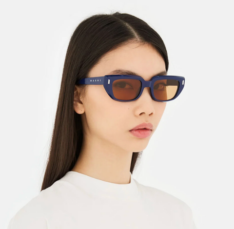 Marni Eyewear Etezea Sunglasses - Deep Blue