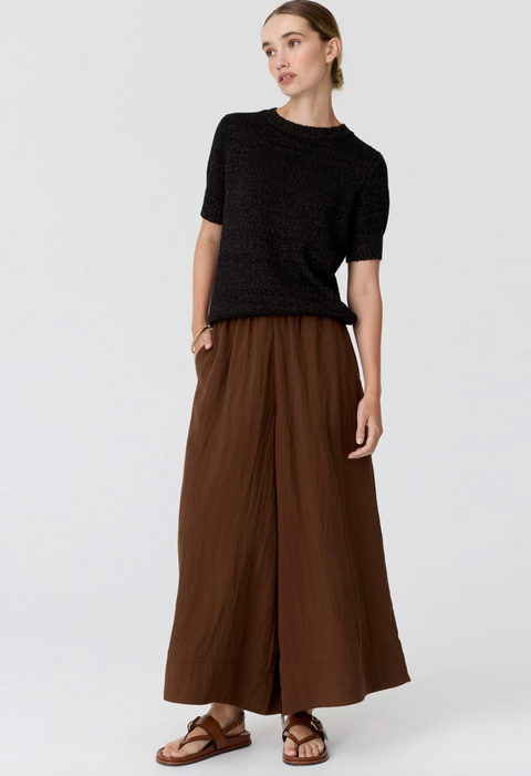 POL Clothing Aster Pant - Chocolate
