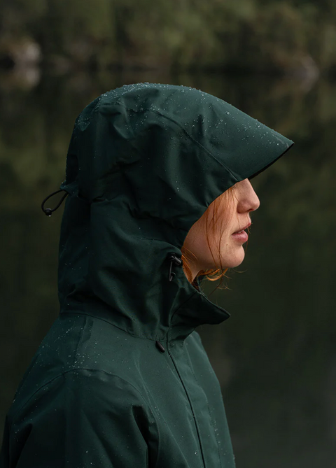 Amble Overland Waterproof Jacket - Eucalyptus