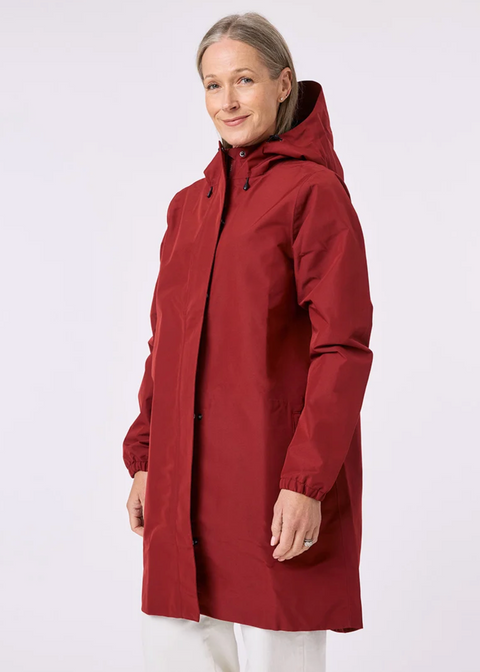Amble Refuge Waterproof Jacket - Waratah