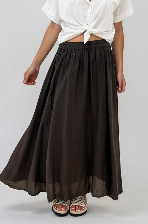 La Gemme Marta Skirt - Chocolate