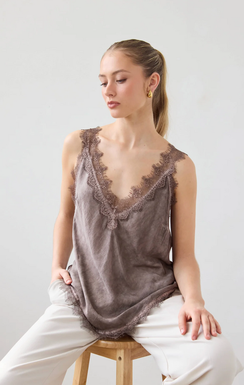 Charli London Solange Camisole - Espresso