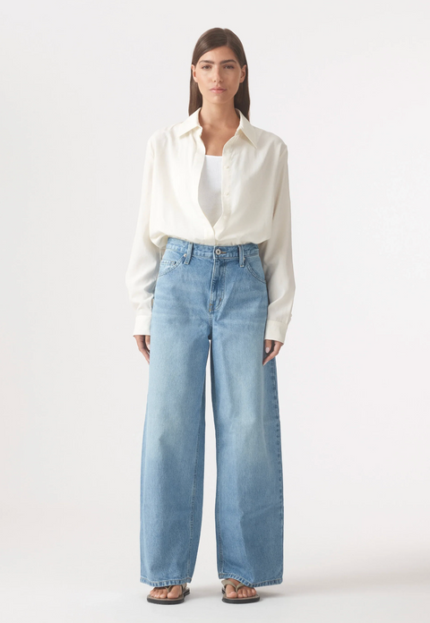 Outland Denim Claudia High Wide Relaxed Jean 29" - Vintage Blue