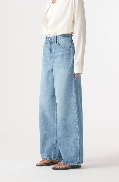 Outland Denim Claudia High Wide Relaxed Jean 29" - Vintage Blue