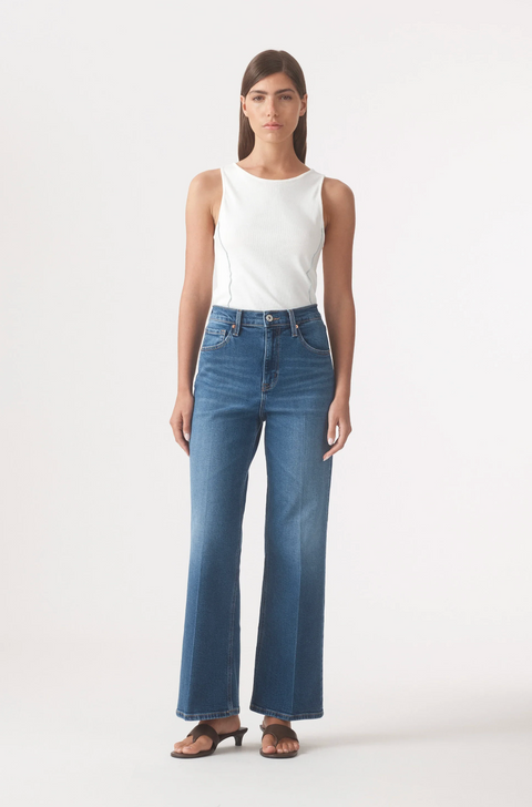 Outland Denim Cindy High Bootleg Jean 29" - Sky
