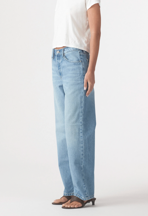 Outland Denim Rachel Mid Boyfriend Jean 29" - Vintage Blue
