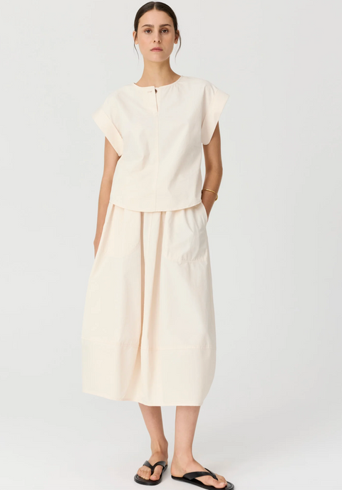 POL Clothing Alma Top - Pebble