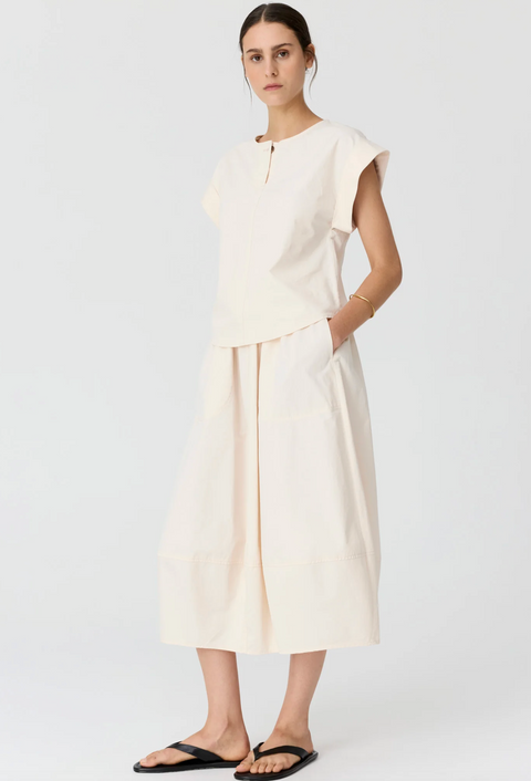 POL Clothing Alma Top - Pebble